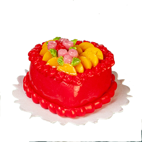 Red Heart Cake